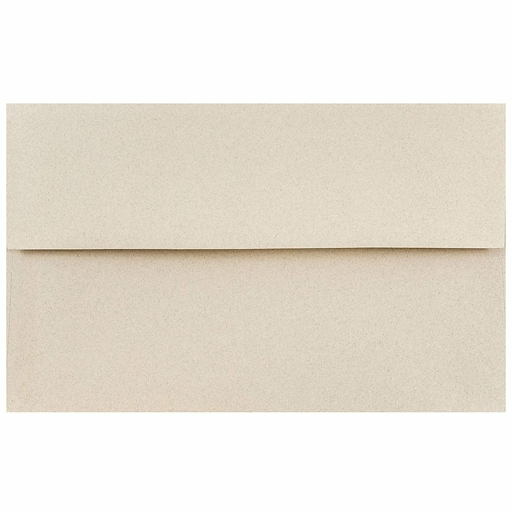 Image of JAM Paper A10 Invitation Envelopes, 6 x 9.5, Sandstone Ivory Recycled, 1000 Pack (83736B), Brown