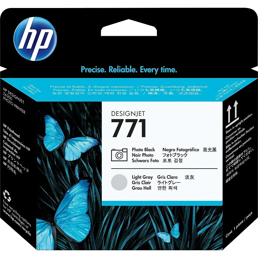 Image of HP 771 Photo Black and Light Grey Printhead (CE020A)