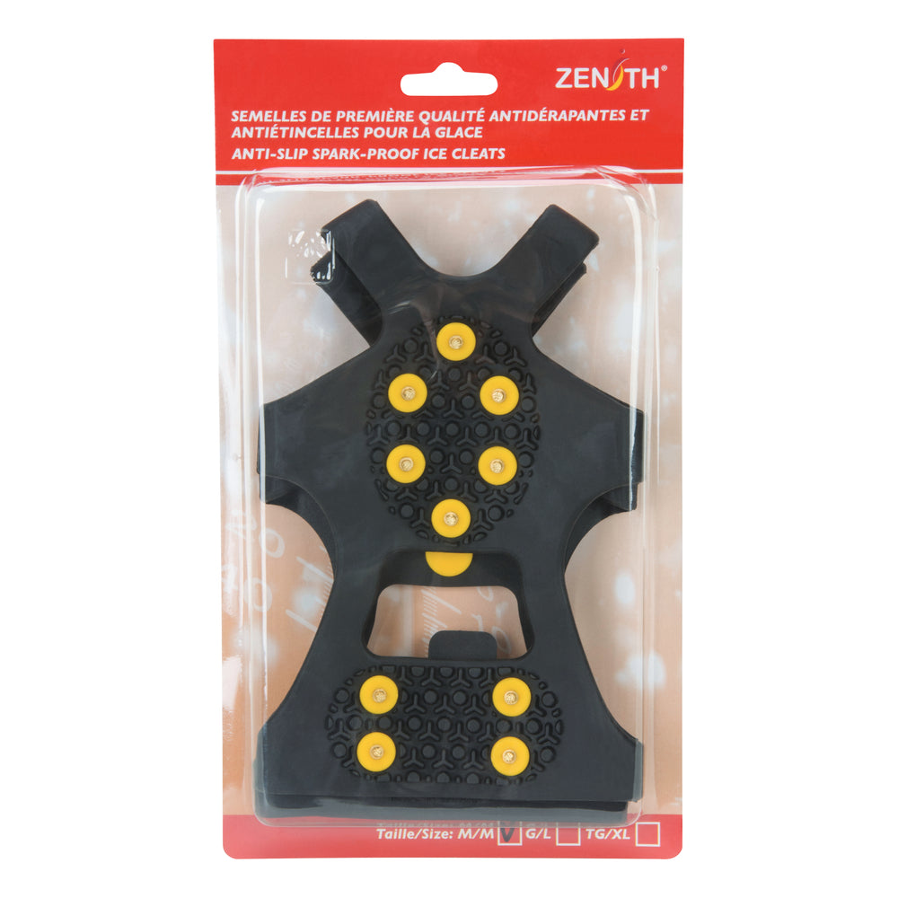 Image of Zenith Safety Anti-Slip Spark-Proof Ice Cleats - Medium - 6 Pack