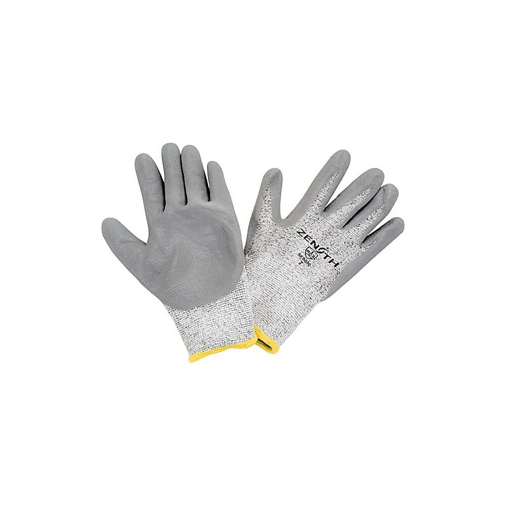 Image of Zenith Safety Coated Gloves, Size Medium/8, 13 Gauge, Nitrile Coated, Hppe Shell, Ansi/Isea 105 Level 2/En 388 Level 3 - 6 Pack