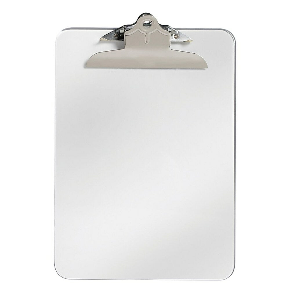 Image of Westcott Letter Size Clear Plastic Clipboard, 12 Pack