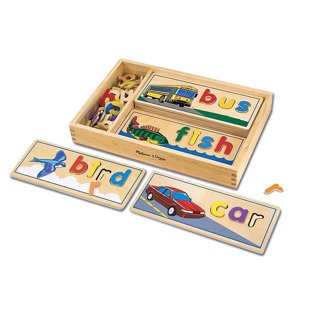 Image of Melissa & Doug "See & Spell" Learning Toy, Spelling Skills (LCI2940)