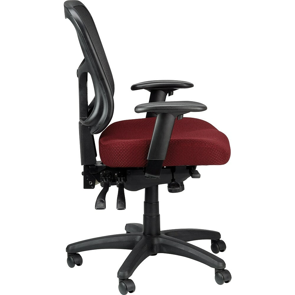 Tempur Pedic Tp8000 Ergonomic Mesh Mid Back Task Chair Burgundy Www Staples Ca