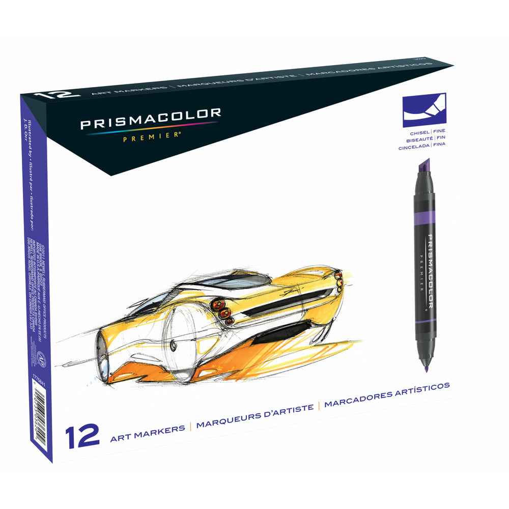 Image of Prismacolor Premier Double Ended Markers - Assorted - 12 Pack (3620HT)