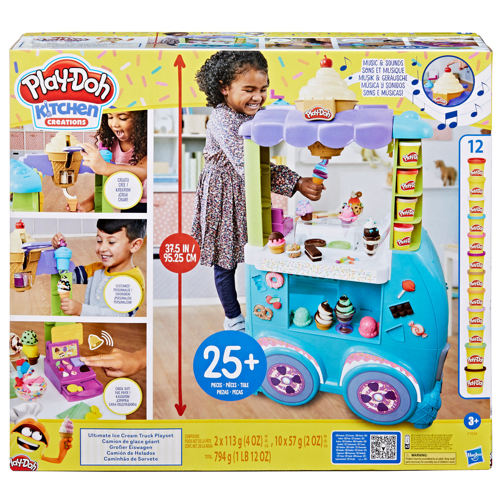 Image of Play-Doh Kitchen Creations Ultimate Ice Cream Truck Playset