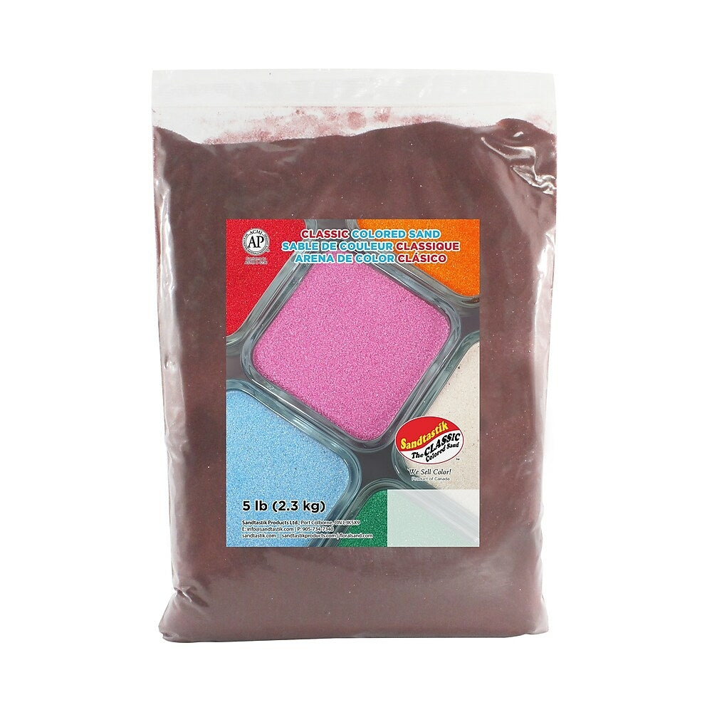 Image of Sandtastik Classic Coloured Sand, 5 lb (2.3 kg) Bag, Cranberry