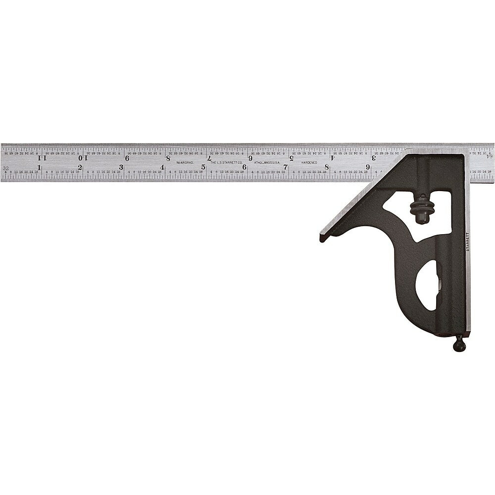 Image of Starrett Combination Squares With Square Head - No. 11H Series With Cast Iron Heads