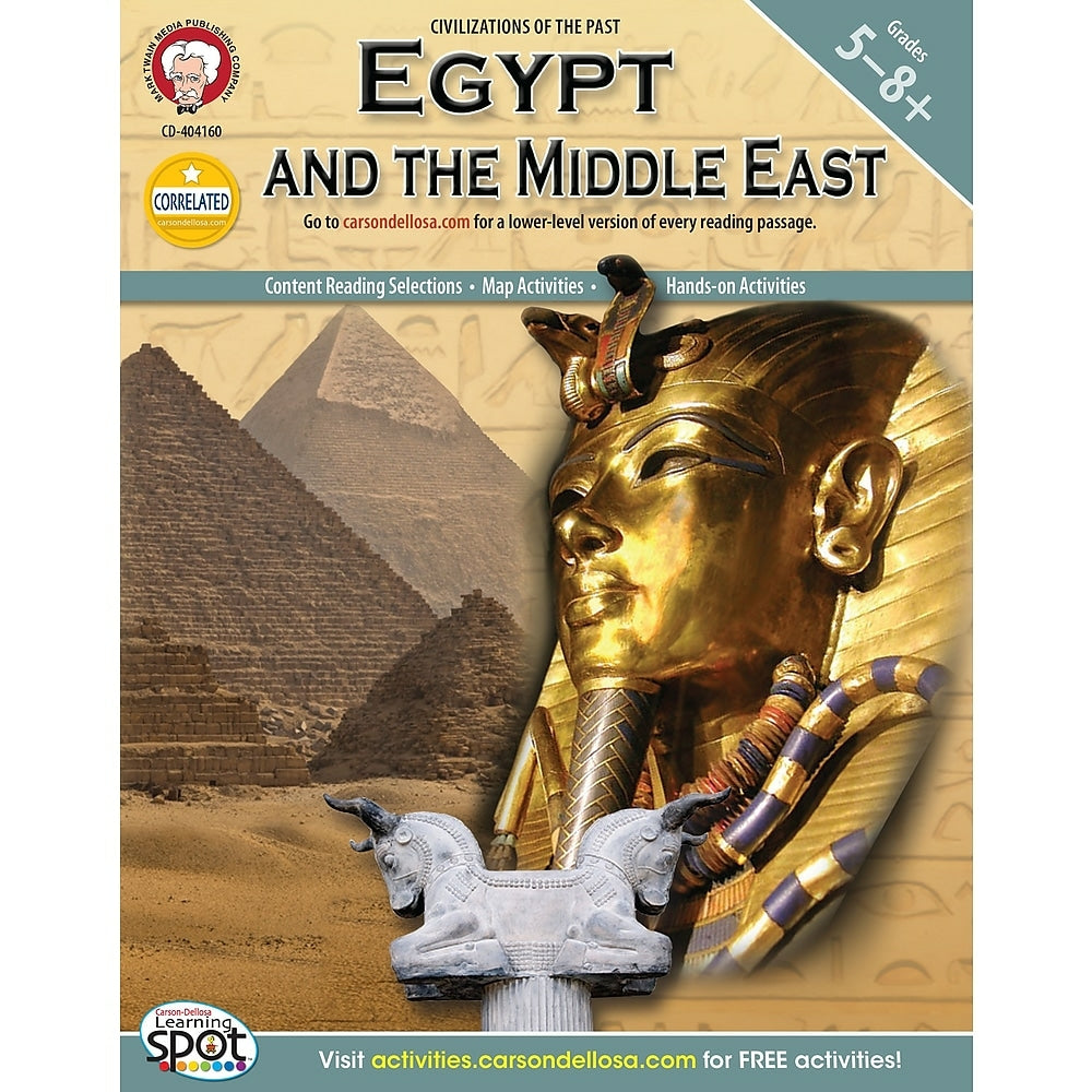Image of eBook: Mark Twain 404160-EB Egypt and the Middle East - Grade 5 - 8