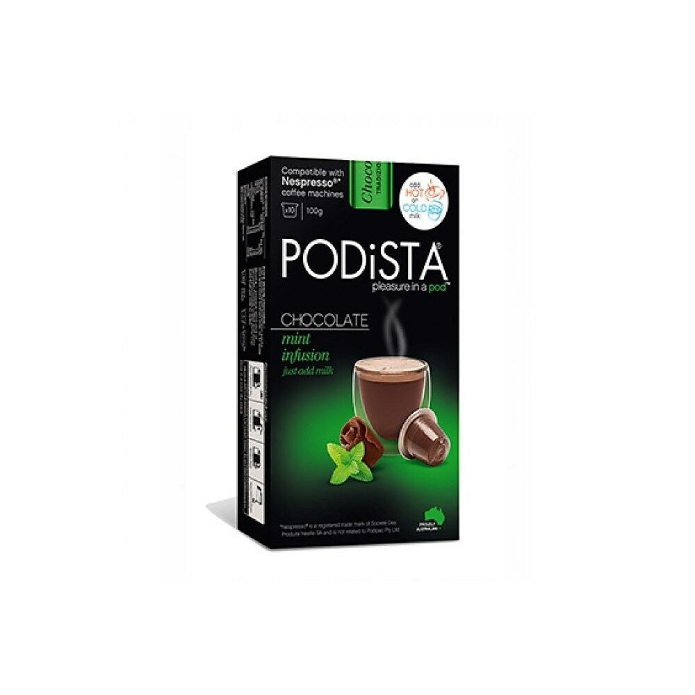 Image of PODiSTA Chocolate Mint Pod Nespresso Original Line Capsules - 60 Pack