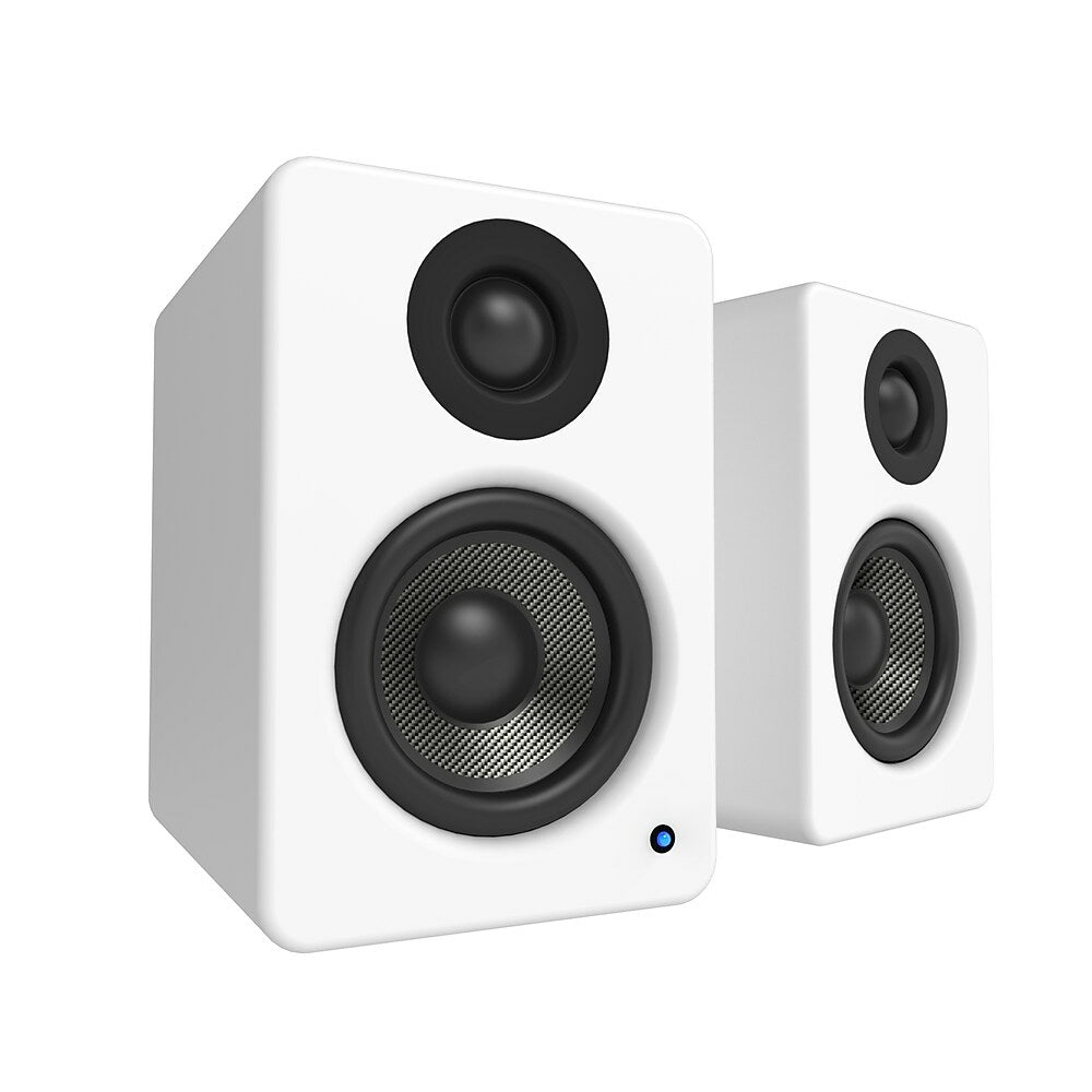 Image of Kanto YU2 Powered Desktop Speakers with Built-in USB DAC - Matte White - 2 Pack