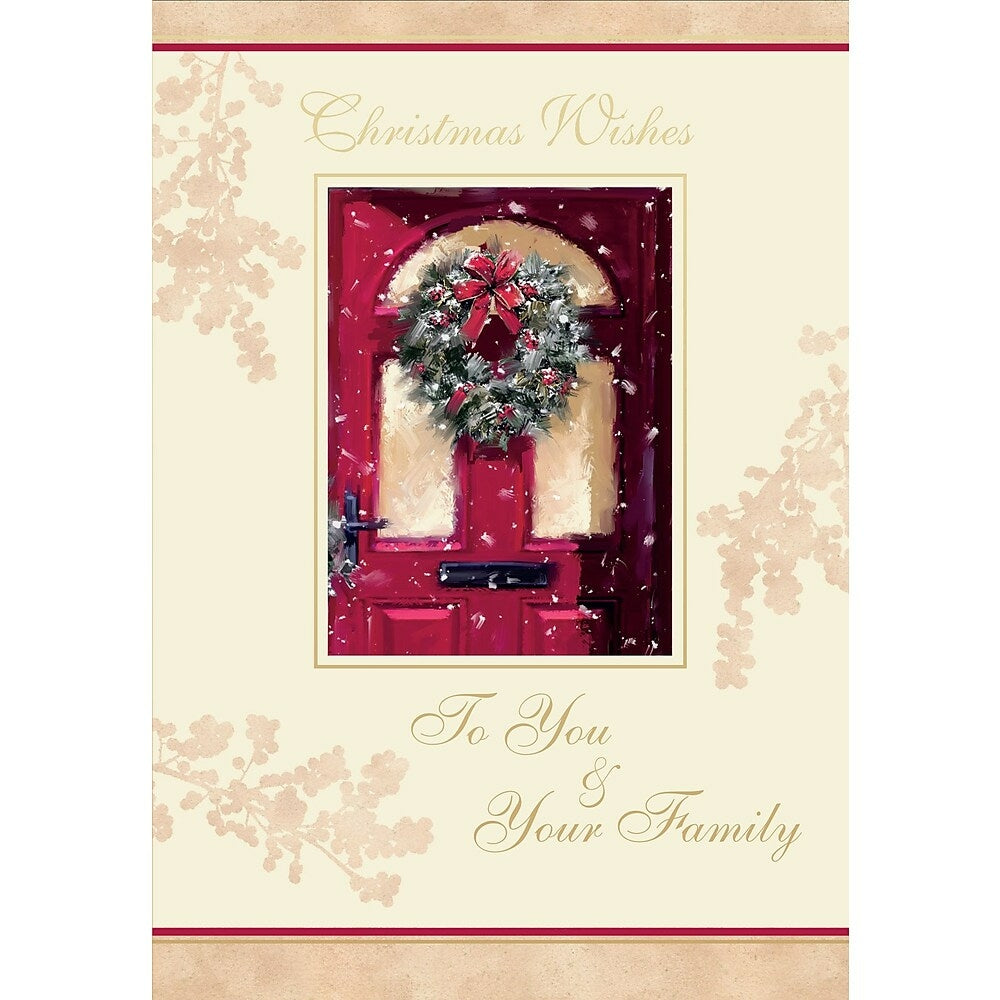 Image of To You & Your Family, Wreath, 18 Pack