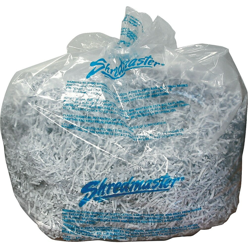 Image of GBC Shredder Bags, 38"(H) x 13"(W) x 14"(D), 25 Pack