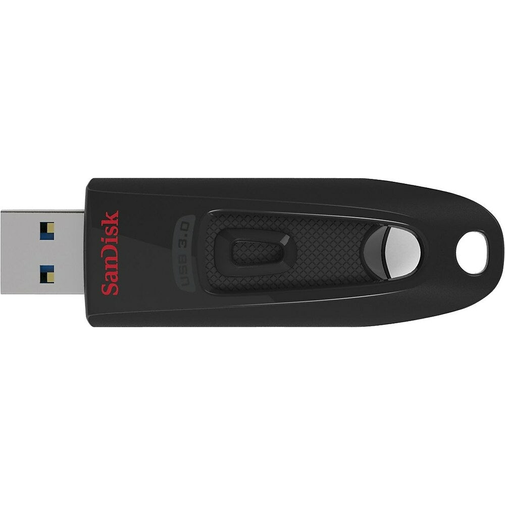 Image of SanDisk Ultra USB 3.0 Flash Drive, 64GB, Black