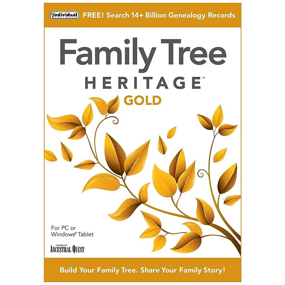 Image of Individual Software Family Tree Heritage Gold 16 [Download]