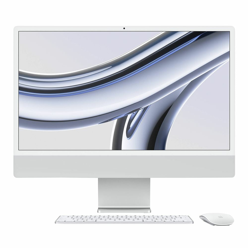 Image of Apple 24" iMac All-in-One Desktop Computer - M3 Chip - 256 GB SSD - 8 GB RAM - macOS