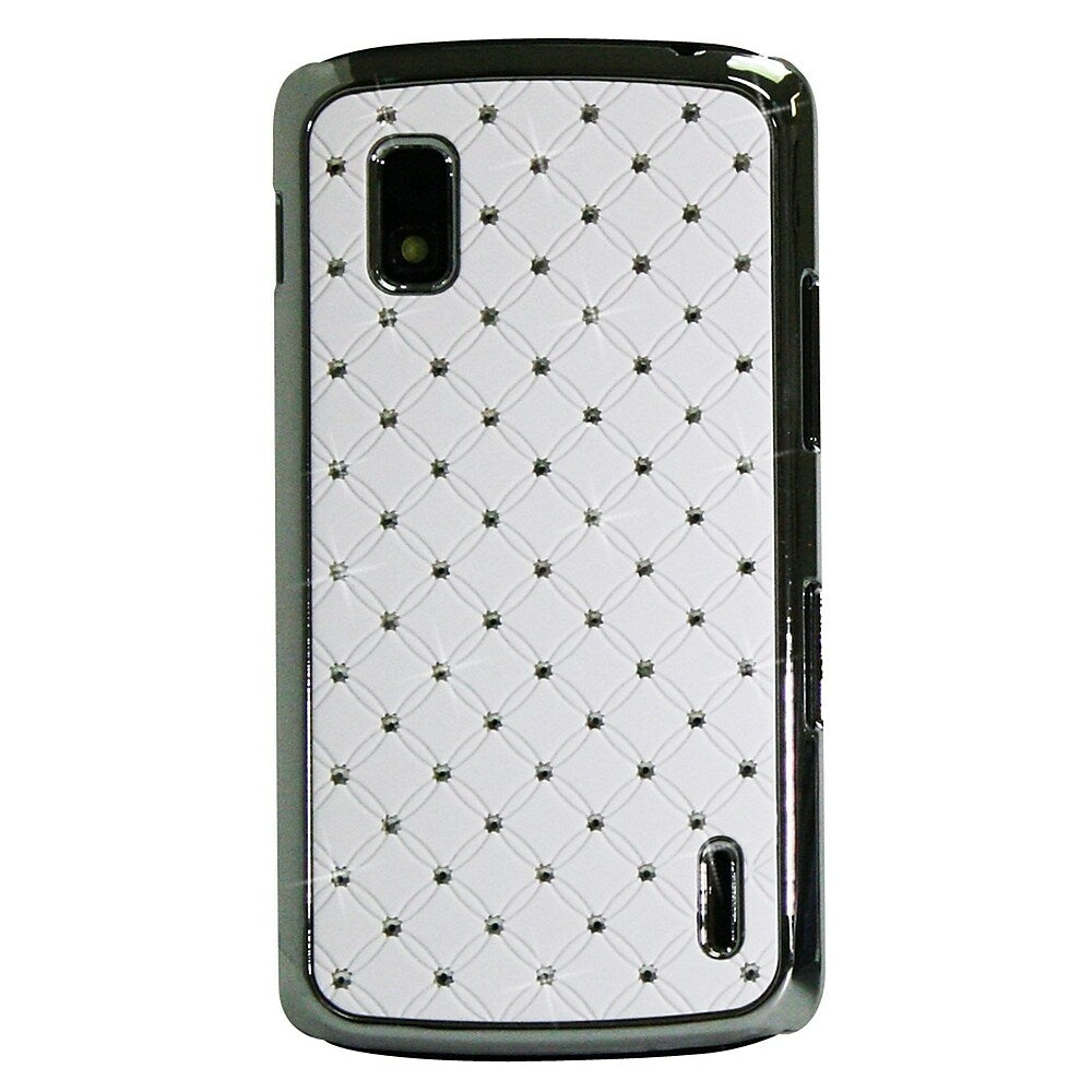 Image of Exian Case with Embedded Crystals for Nexus 4, White