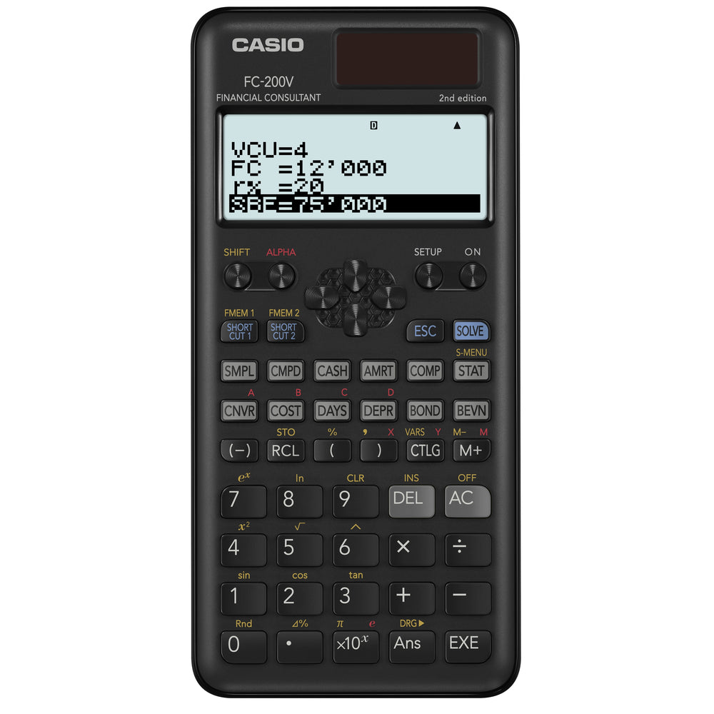 Image of Casio Financial Consultant Business Calculator - 4 line LCD