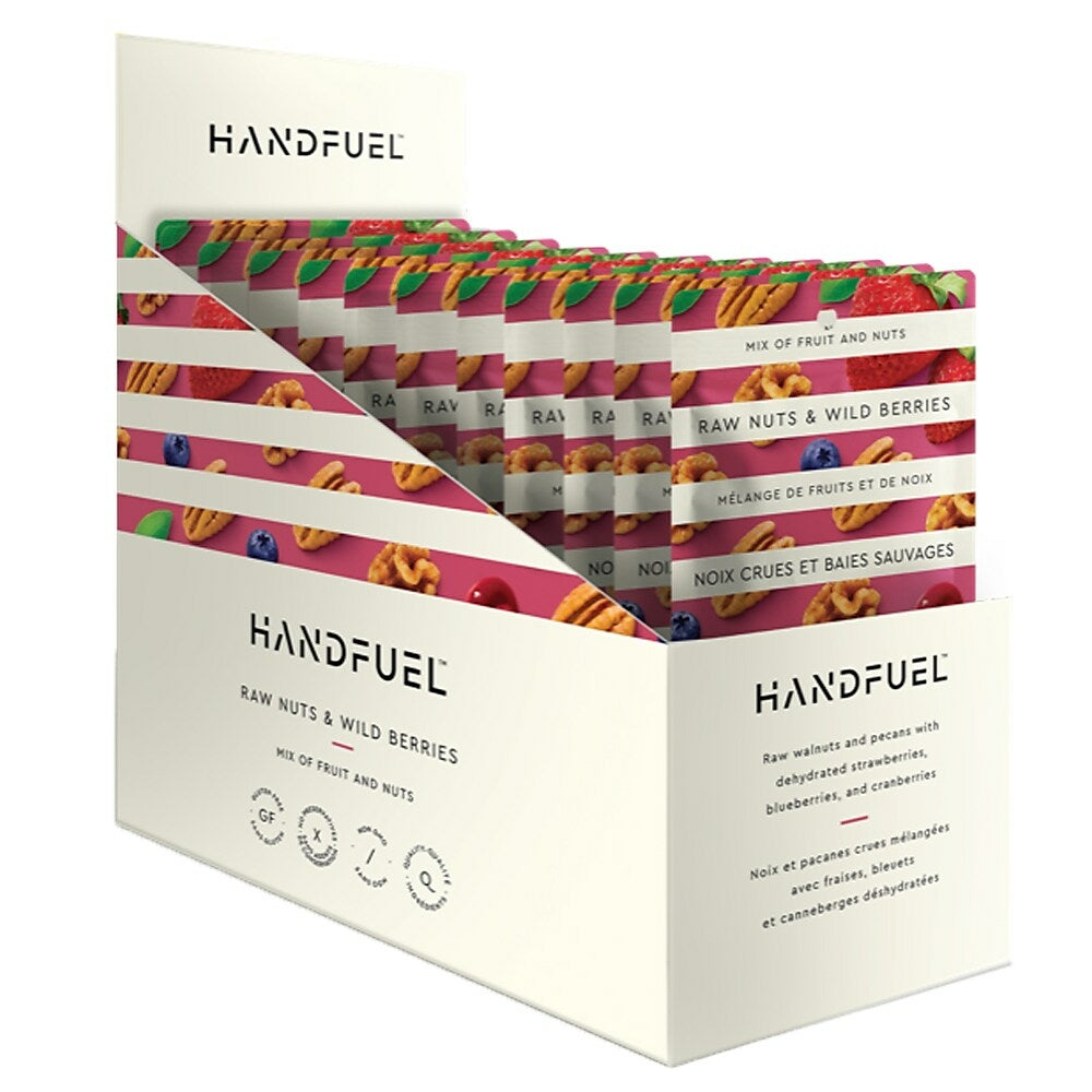 Image of Handfuel 40g Raw Nuts & Wild Berries - 12 Pack