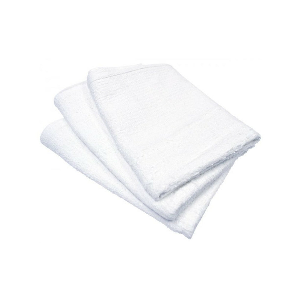 Image of Terry Towel - White - 16" W x 19" L