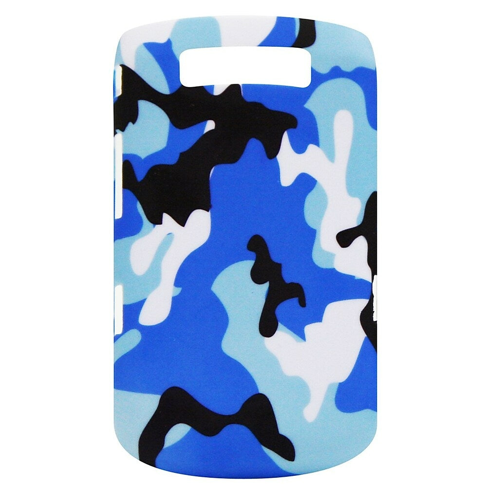 Image of Exian Army Camo Case for BlackBerry Torch 9800, 9810 - Blue