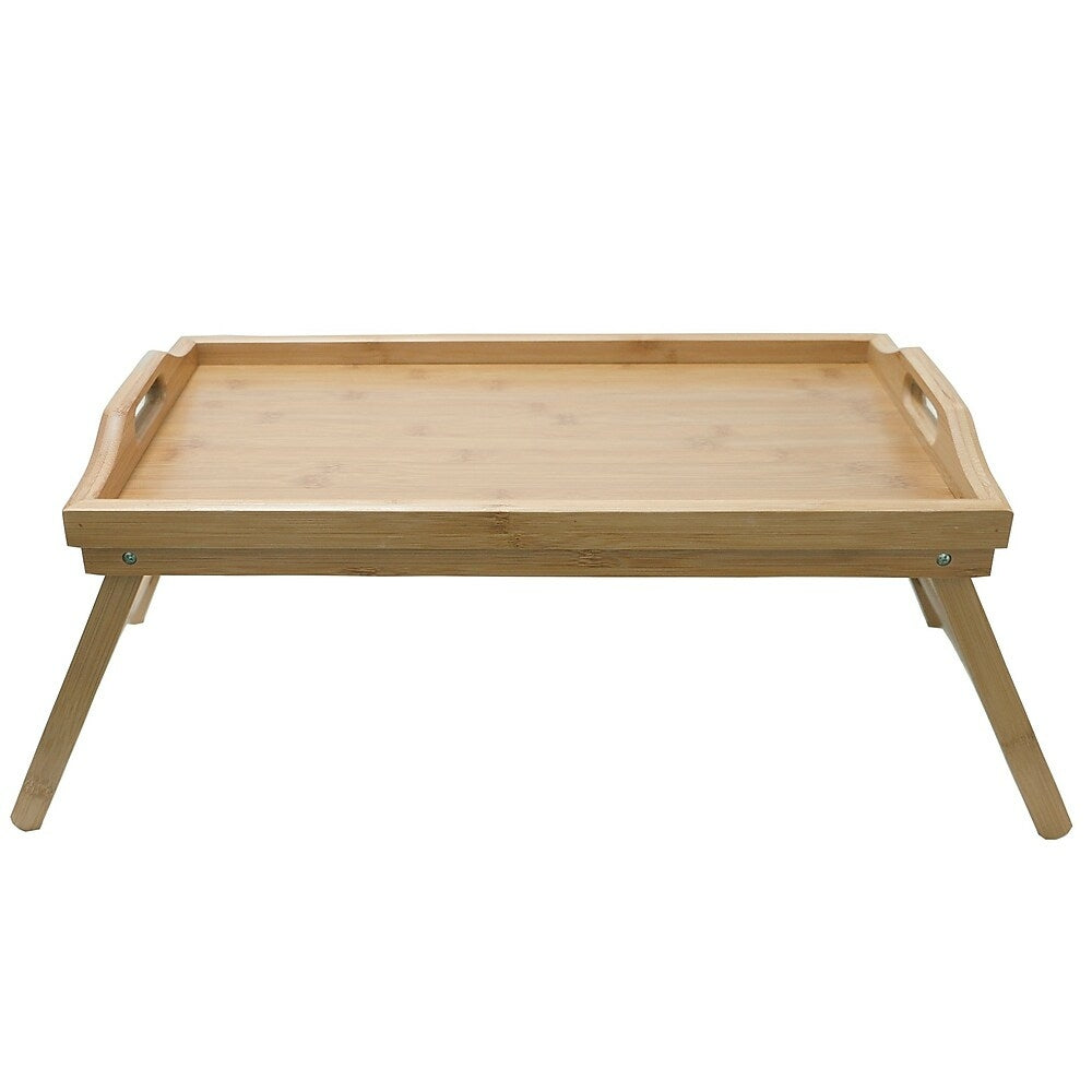 Image of Cathay Importers Bamboo Folding Bed Tray - Natural