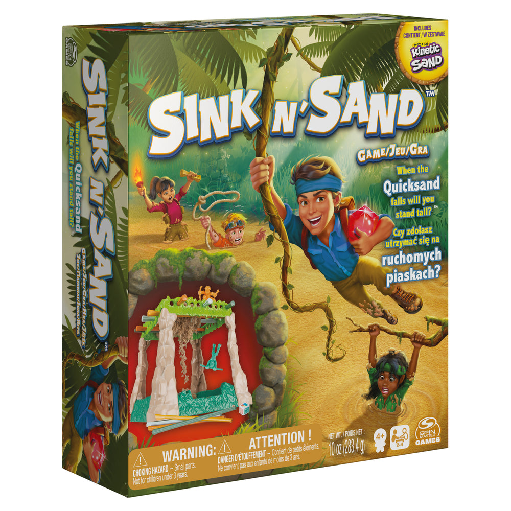 Image of Kinetic Sand Sink N' Sand Quicksand Board Game