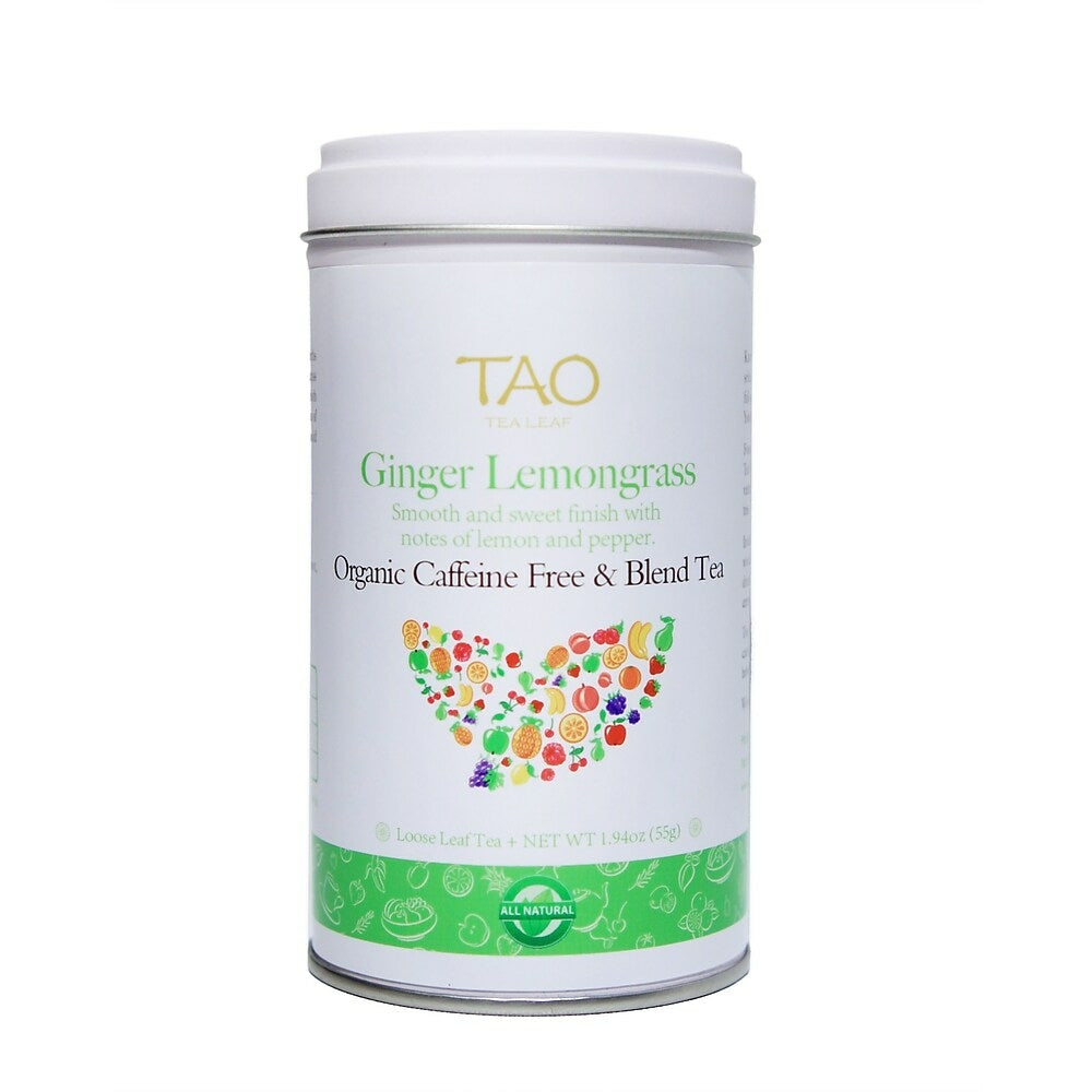 Image of Tao Tea Leaf Organic Ginger Lemongrass Herbal Tea - Loose Leaf - 55g