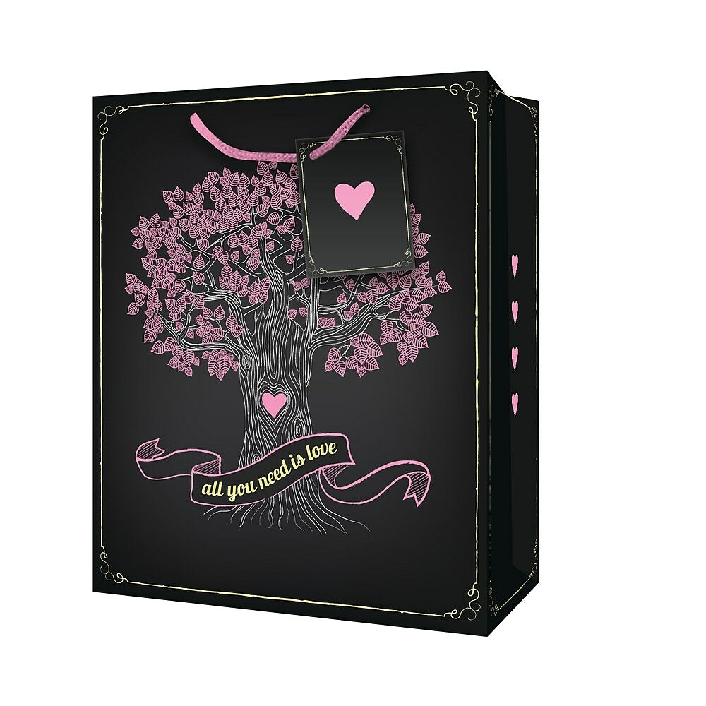 Image of Millbrook Studios Wedding Gift Bags - Large - Love Tree - 12 Pack (47573)