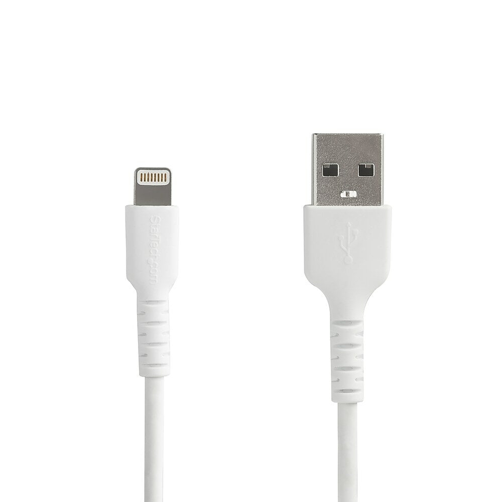 Image of StarTech USB to Lightning Cable, Apple MFi Certified, 1m, White