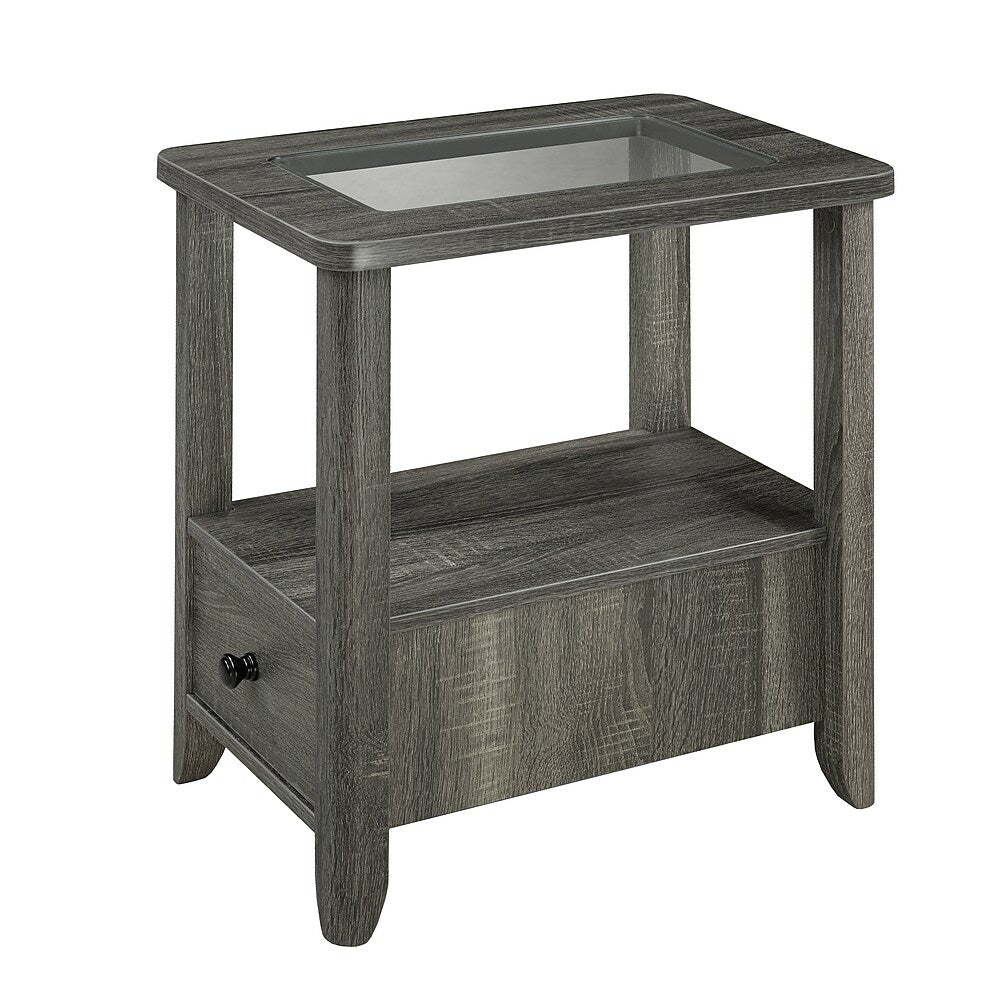 Image of Brassex Telephone Stand with Storage, Grey