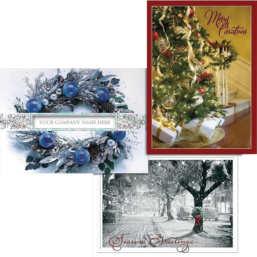 Image of Custom Corporate Holiday Cards, Multicolour