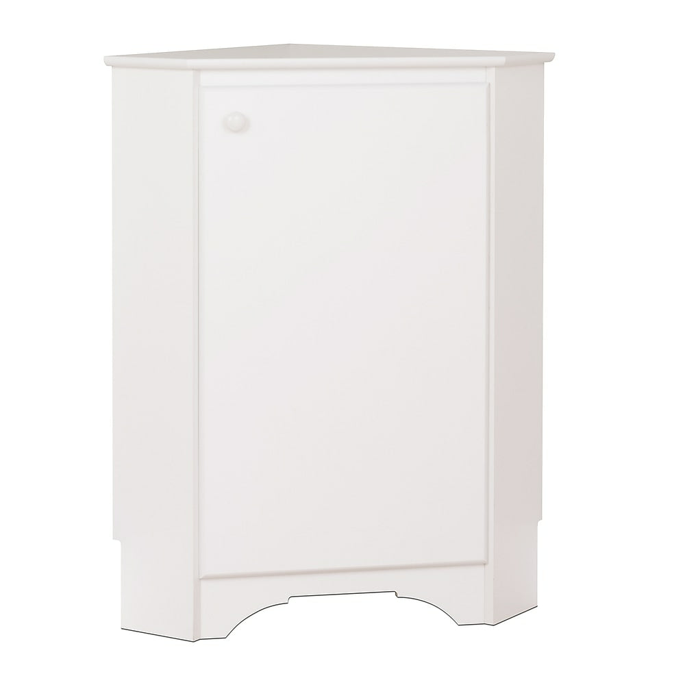 Image of Prepac Elite Corner Storage Cabinet - White