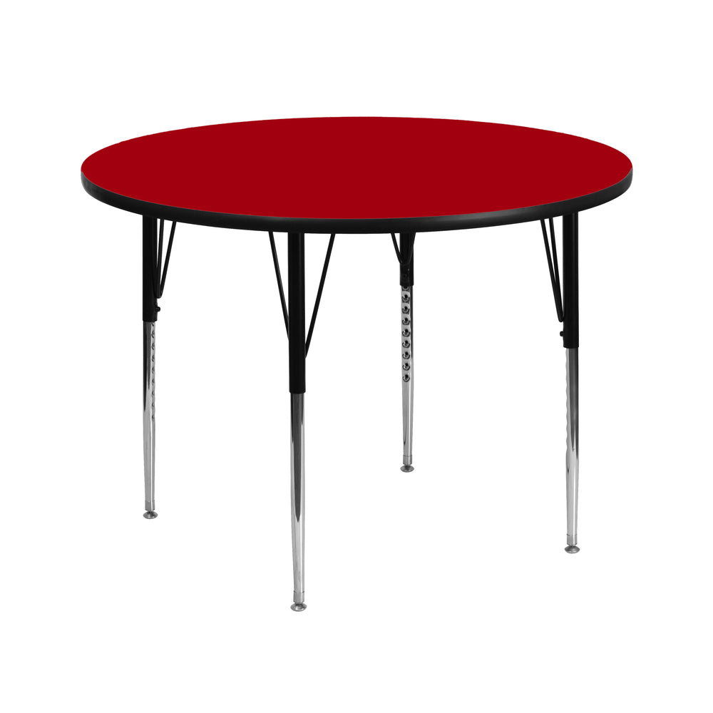 Image of Flash Furniture 42" Round Thermal Laminate Activity Table - Red