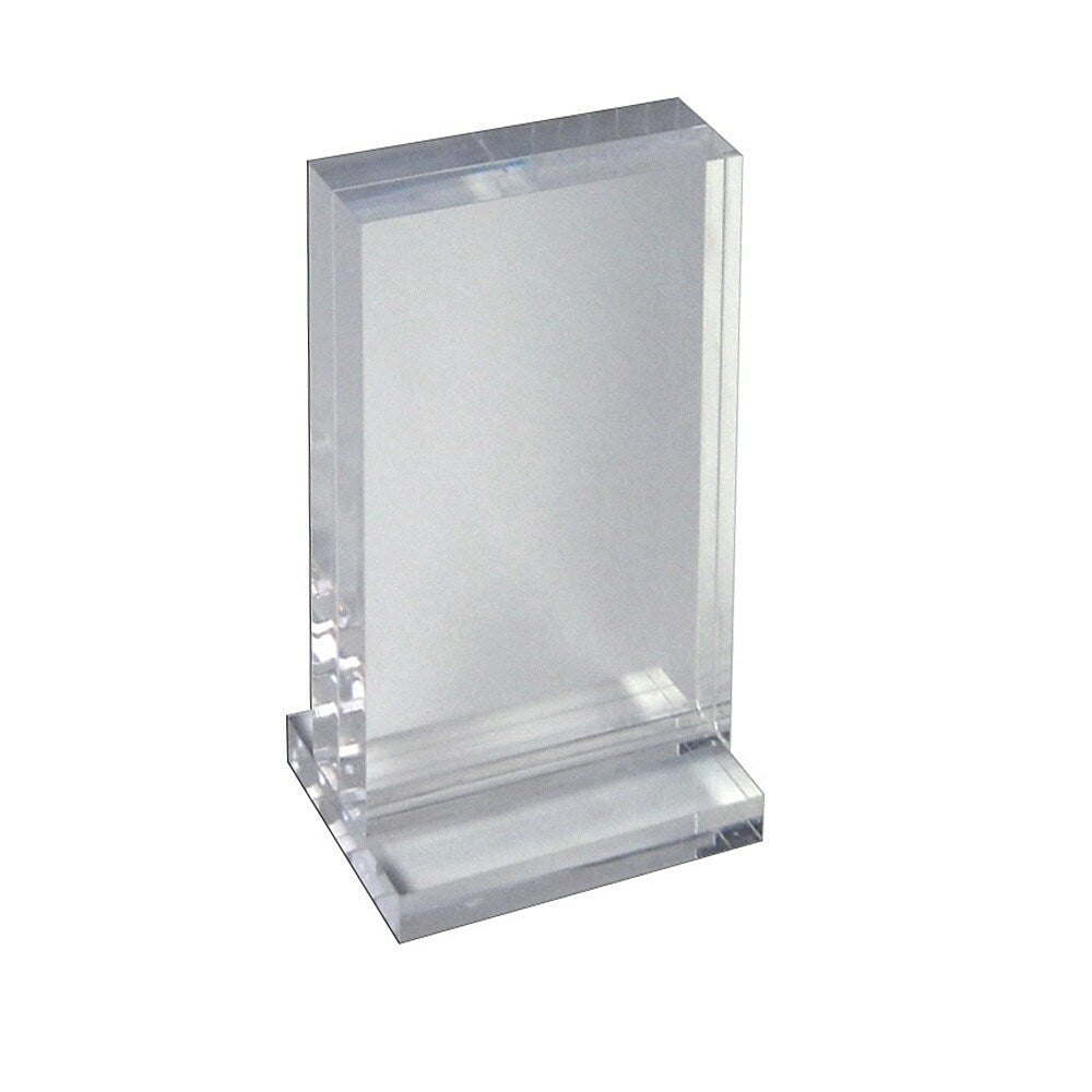 Image of Azar Vertical Acrylic Block On Acrylic Base, 5.5" x 8.5" (104516)