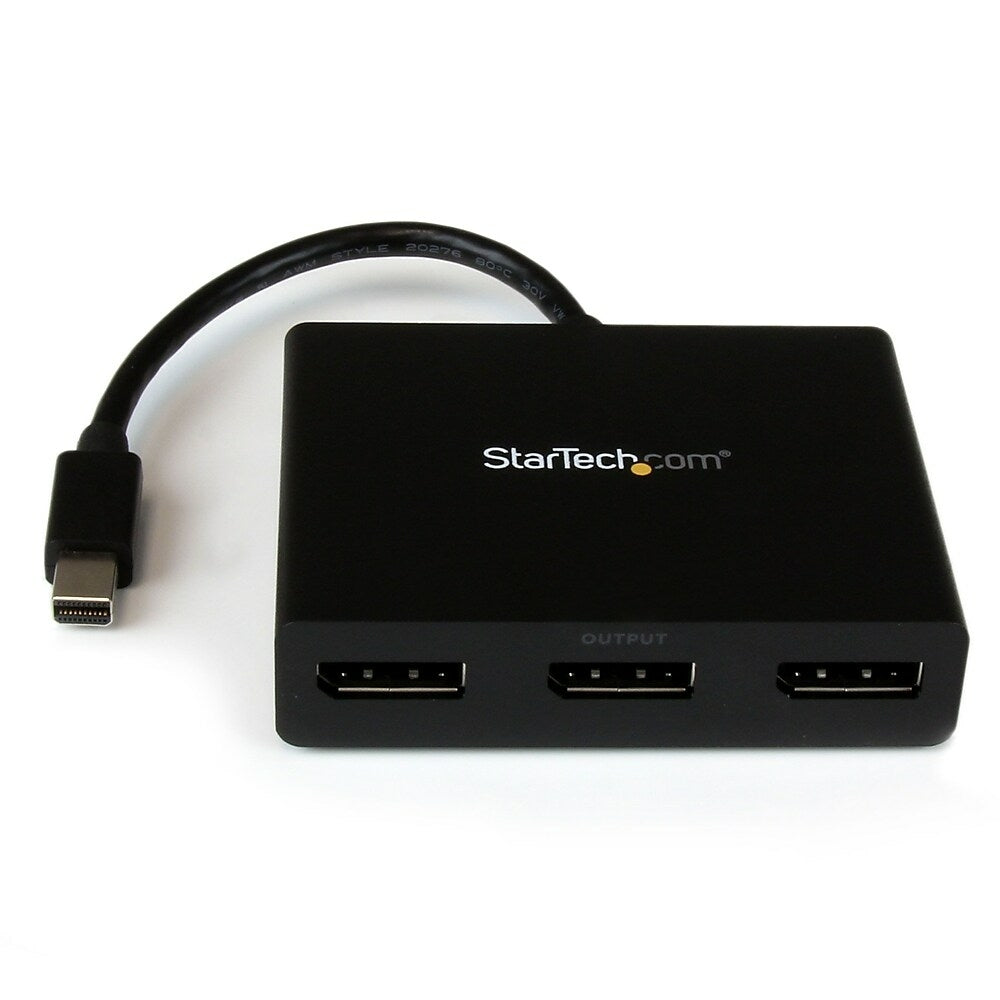 Image of StarTech Mst Hub, Mini Displayport to 3X Displayport, Black