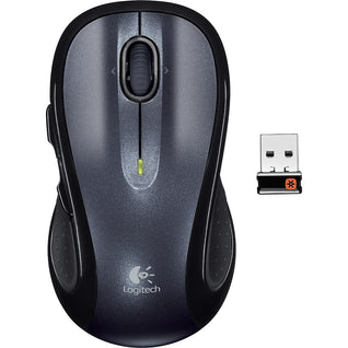 Mini-souris optique sans fil M187 - noire & grise