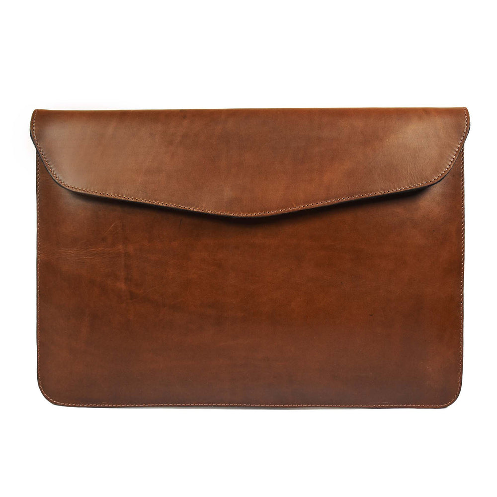 Image of Tolredo Mantra Leather Macbook Sleeve - Bohemian Thar - Tan, Brown