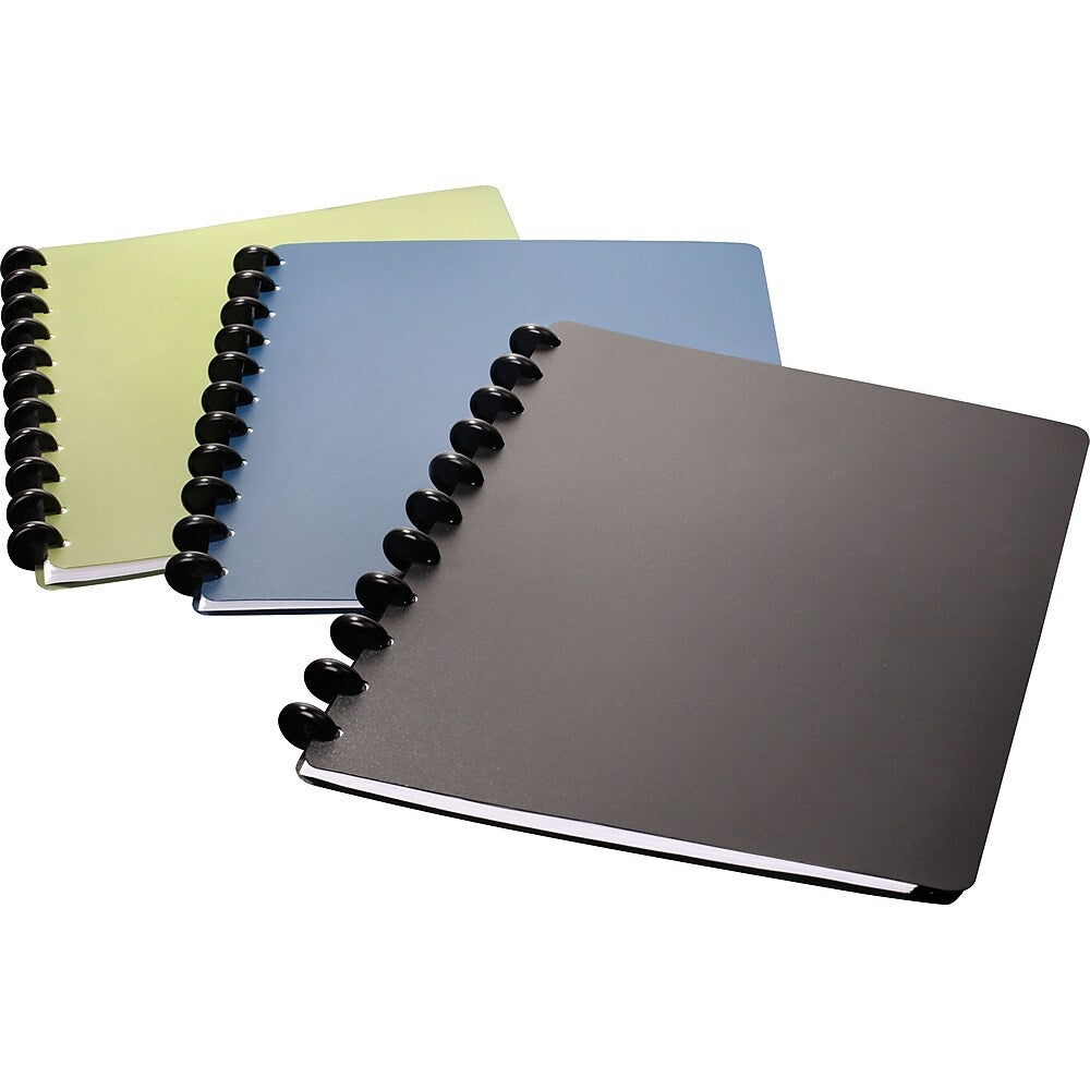 Image of M by Staples Arc Customizable Poly Notebook - 60 Sheets - 8-1/2" x 5-1/2" - Assorted Colours