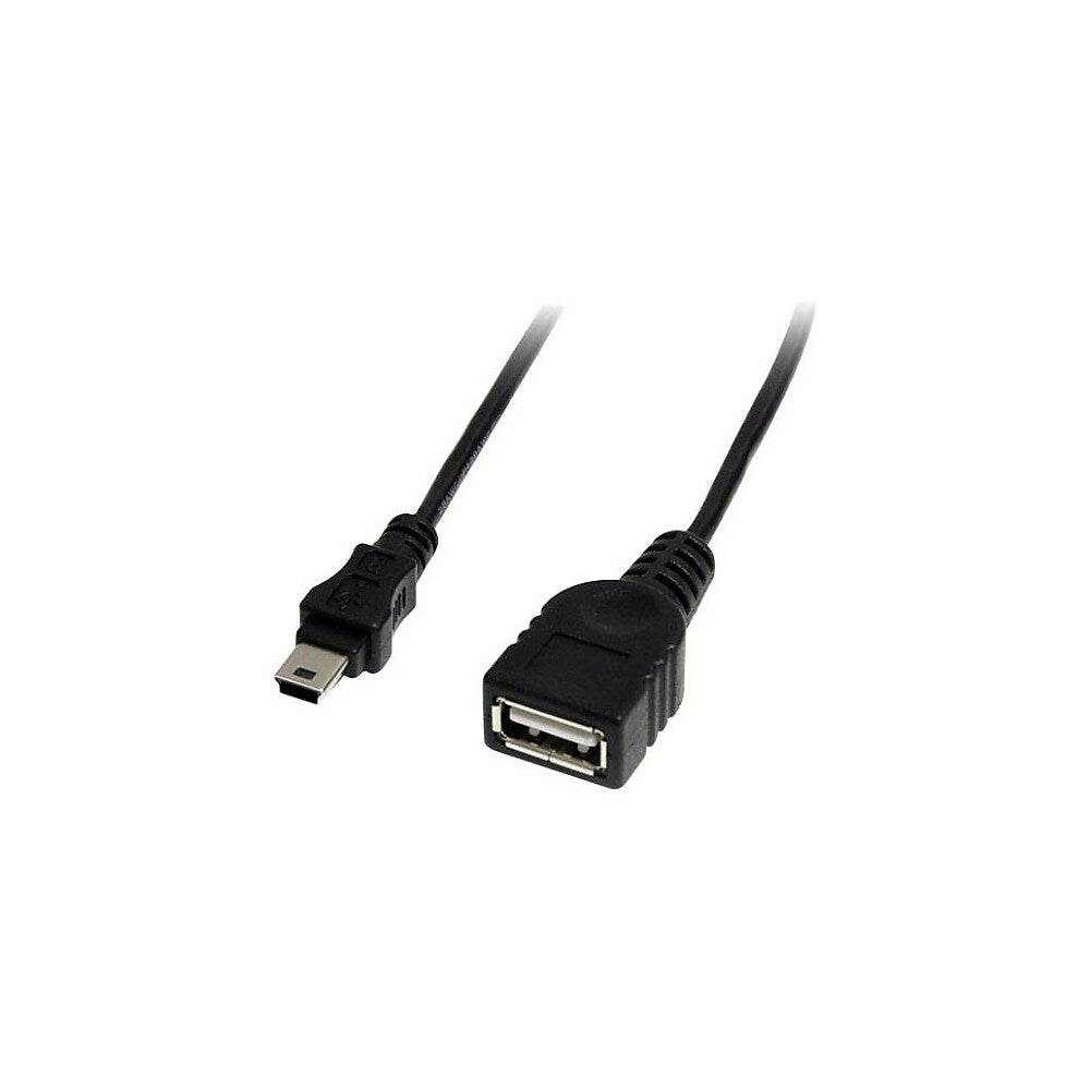 Image of StarTech 1' USB A/Mini B Female to Male Cable (USBMUSBFM1)