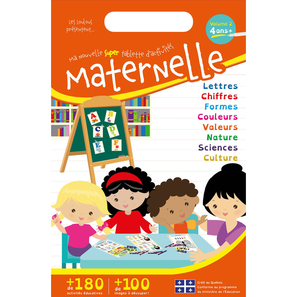 Image of Mega Editions - Ma Nouvelle Super Tablette D'Activites Maternelle - Volume 2-12 - Ages 3-5