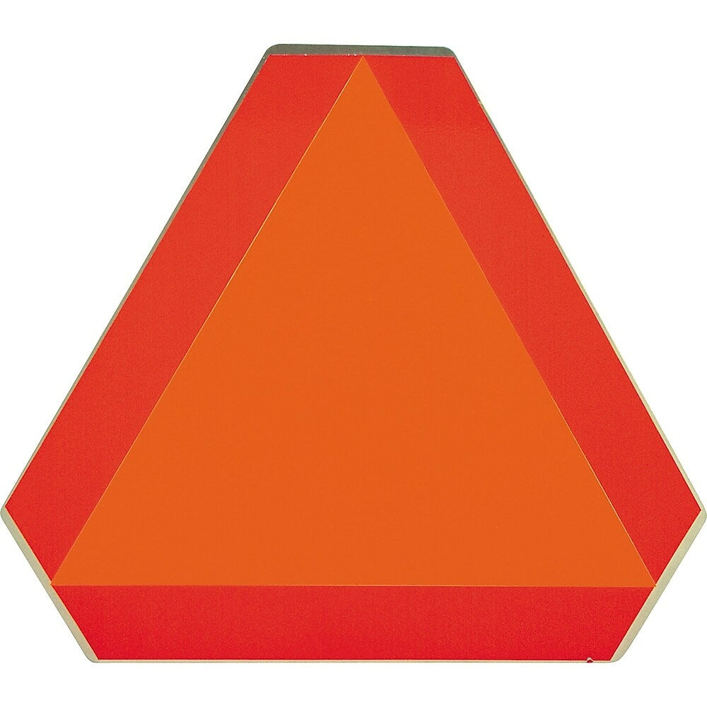 Image of Slow Moving Vehicle Signs, SC153, Slow Moving Vehicle, 3 Pack, Orange