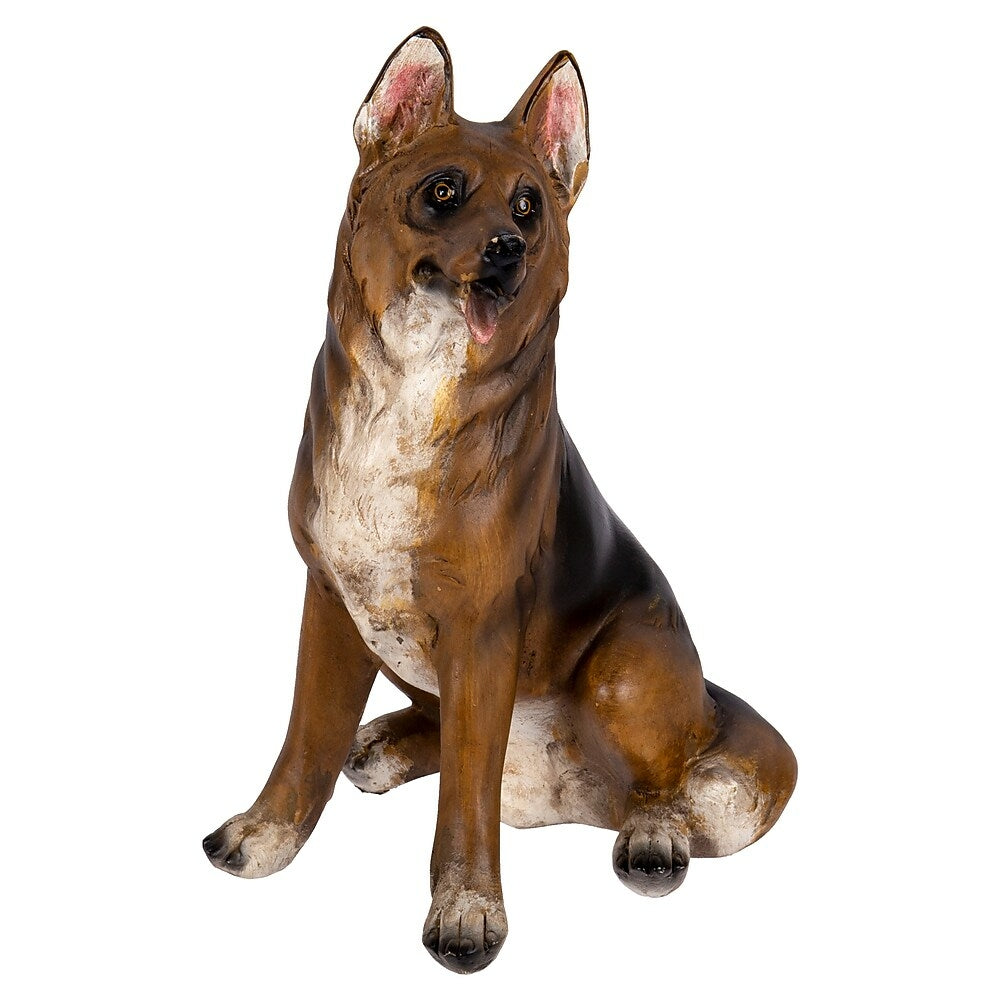 Image of Truu Design Shepherd Dog Figurine, 8.5 inches, Brown