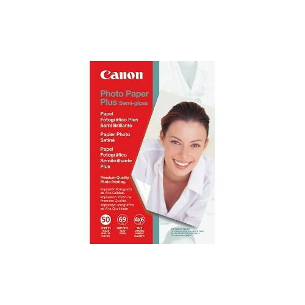 Image of Canon Photo Paper Plus, Semi-Gloss, 4" x 6", 50/Pack