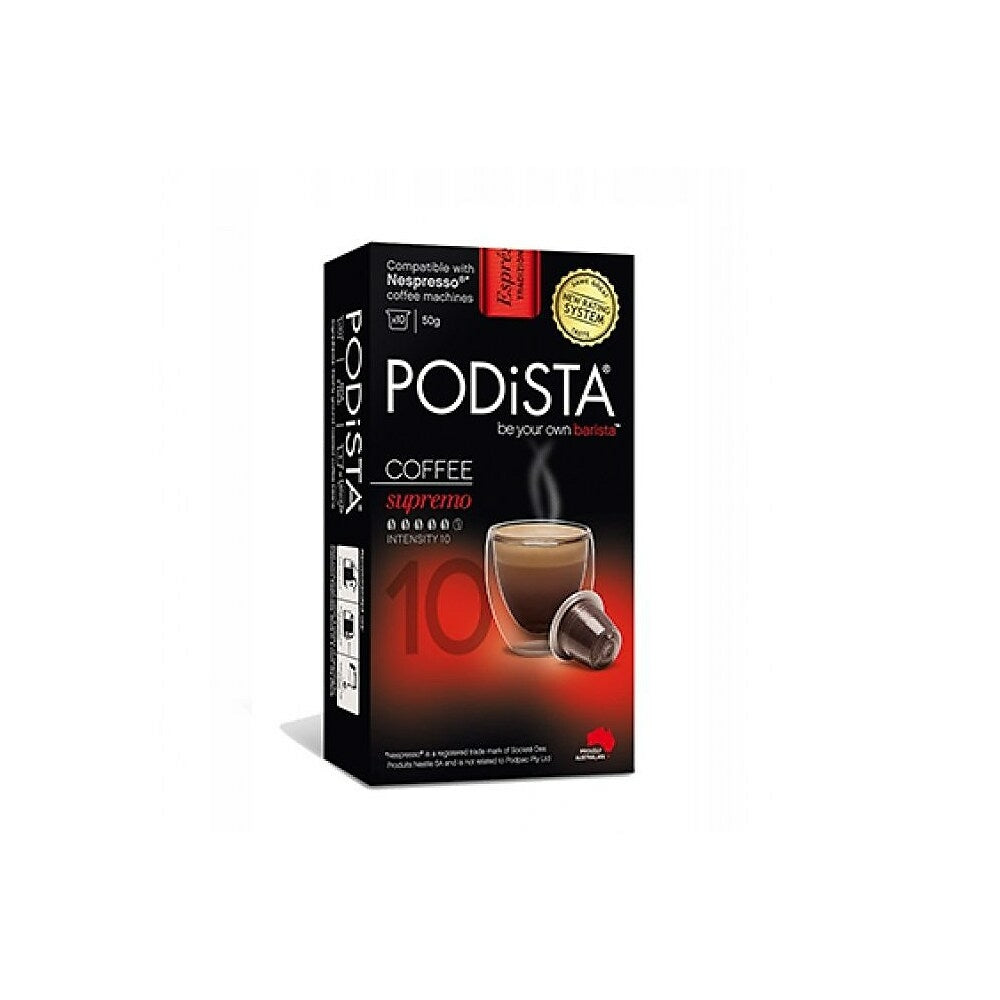 Image of PODiSTA Supremo Nespresso Original Line Capsules - 60 Pack