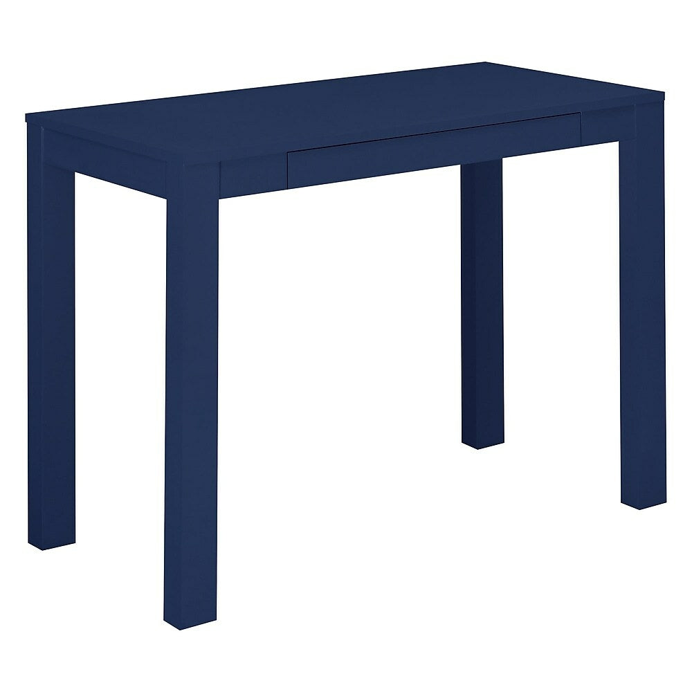 navy blue parsons desk