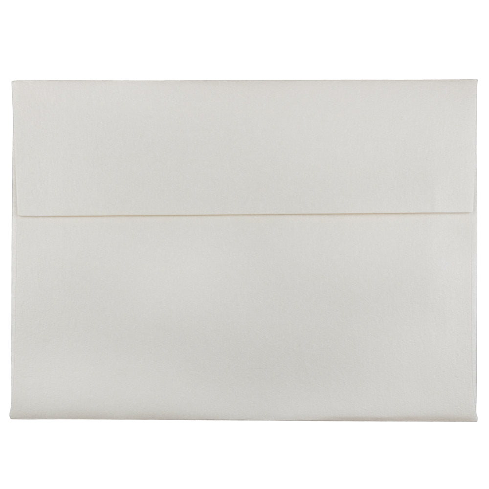 Image of JAM Paper A7 Invitation Envelopes, 5.25 x 7.25, Stardream Metallic Quartz, 50 Pack (v018276g), White