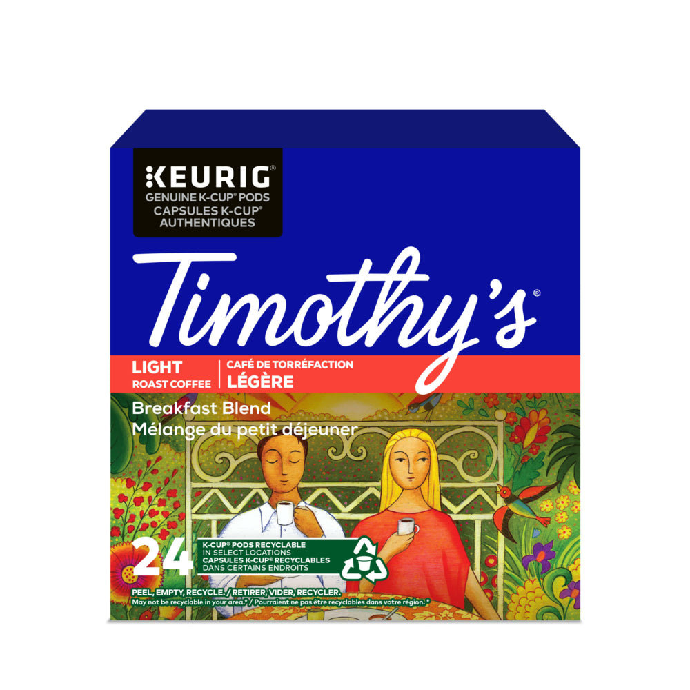 Image of Timothy's Breakfast Blend K-Cup Pods - 24 Pack