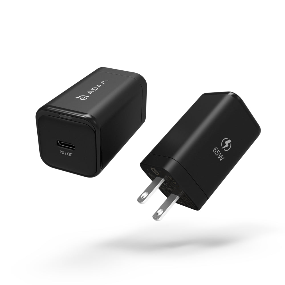 Image of Adam Elements OMNIA Ultra Compact Single Port X6 USB-C PD 65W Charger - Black
