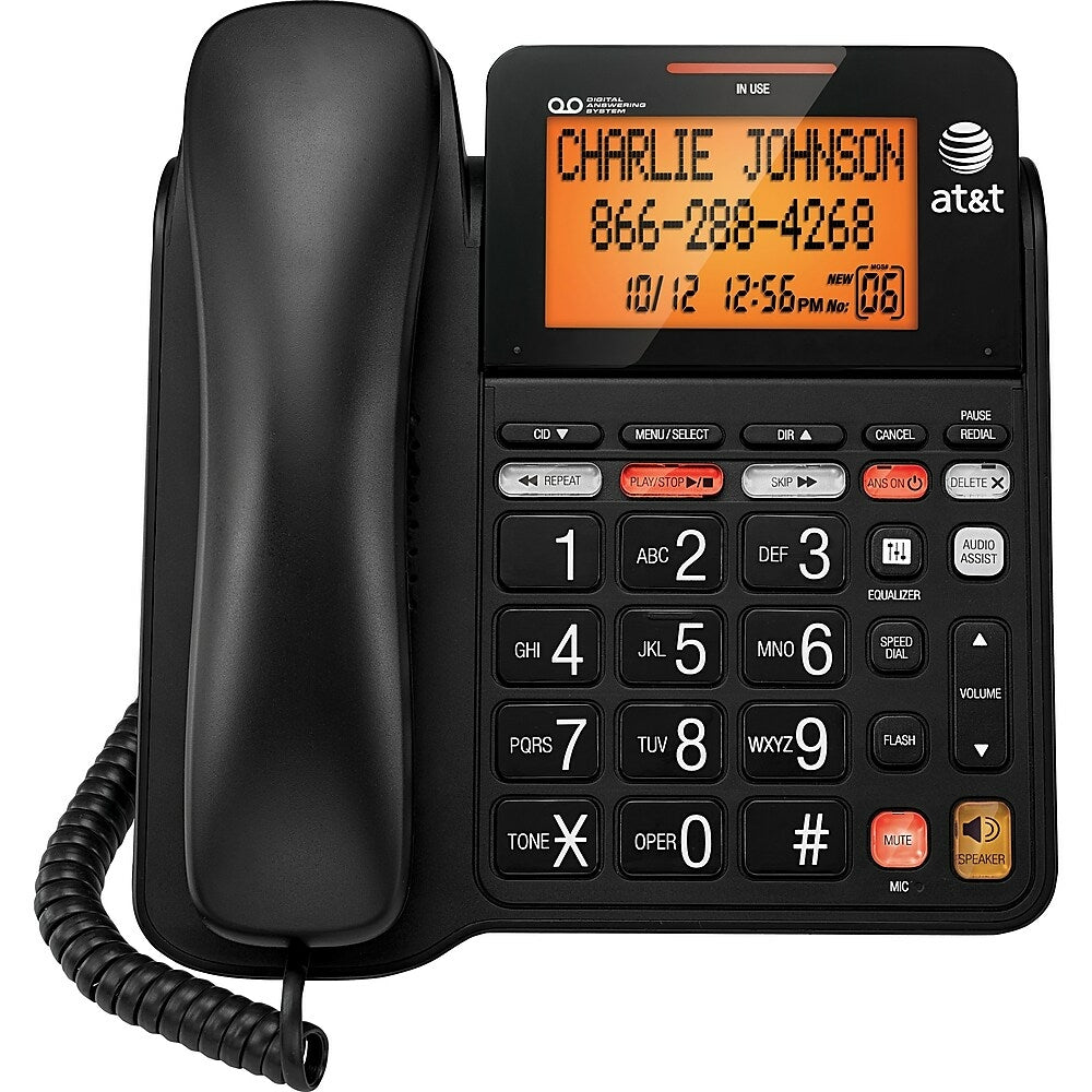 Image of AT&T CL4940 Corded Speakerphone with Answering System