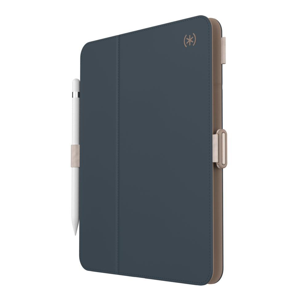 Image of Speck Balance Folio Case for iPad (10th Generation) - Almond Milk/Mocha/Charcoal